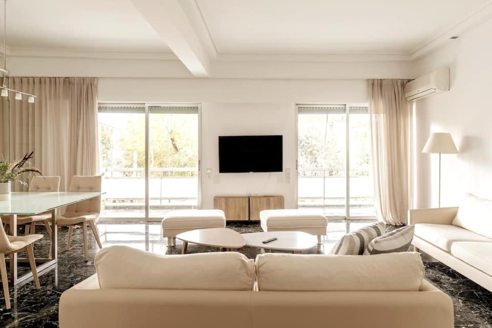 Elegant 2Bd Evelpidon Apartment Atenas Exterior foto